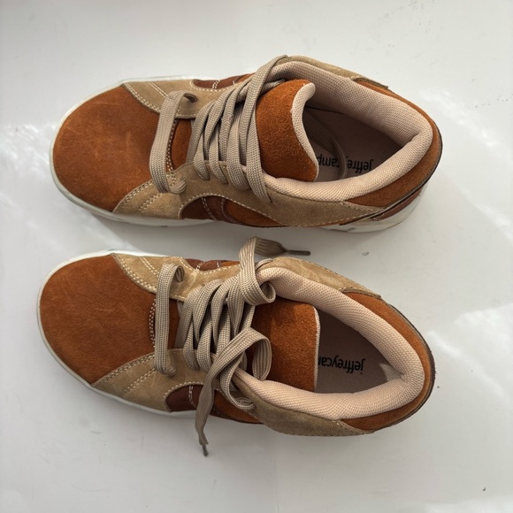 Jeffrey Campbell Women's‎ Limit Platform Sneakers in Carmel/Beige Sz 6 - Picture 4 of 6